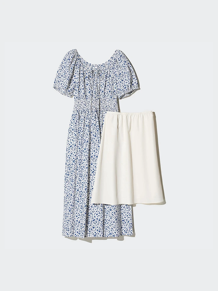 VOLUME SLEEVE DRESS