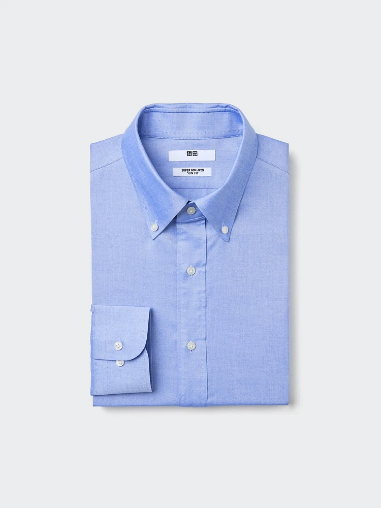 Super Non-Iron Slim Shirt | Button Down Collar