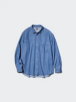 DENIM OVERSHIRT LONG SLEEVE