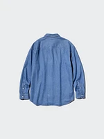 DENIM OVERSHIRT LONG SLEEVE