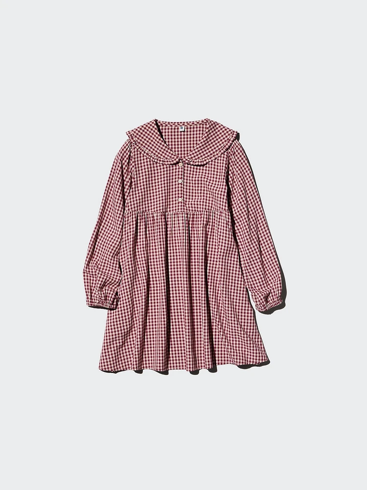 CHECKED DRESS