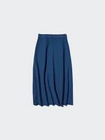 WASHABLE MILANO RIBBED FLARE SKIRT