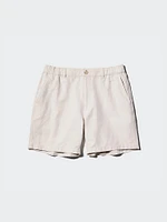 LINEN BLEND SHORTS