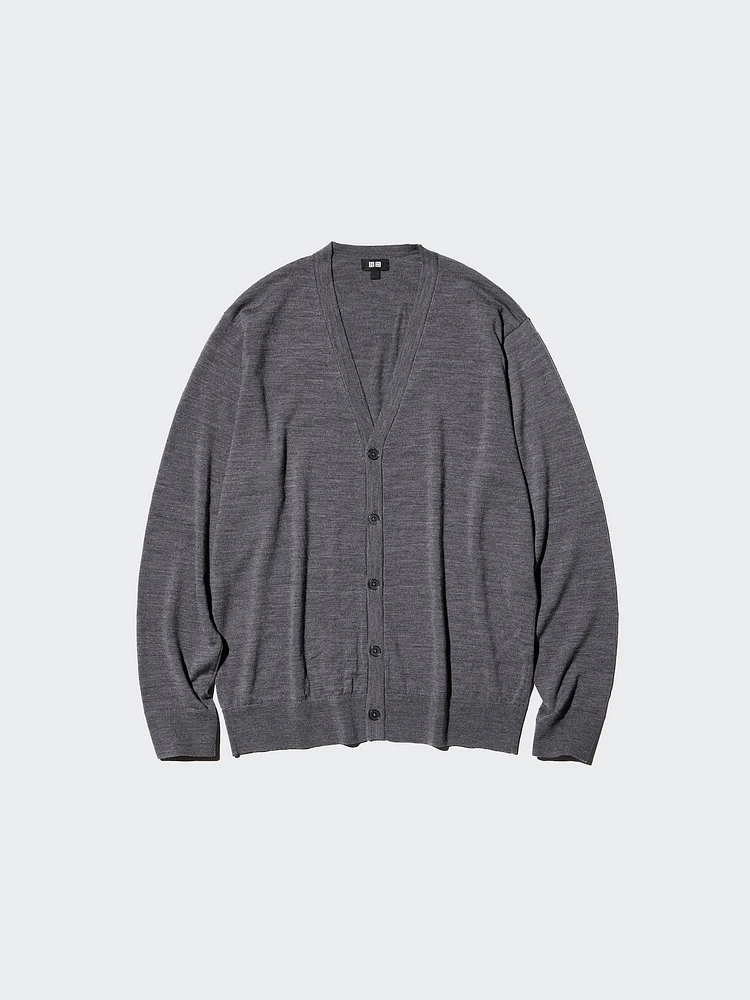 MERINO V-NECK CARDIGAN