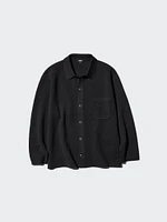 MILANO RIBBED SHIRT COLLAR CARDIGAN