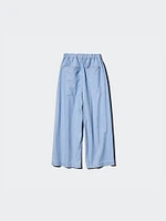 Pleated Wide Pants | Chambray