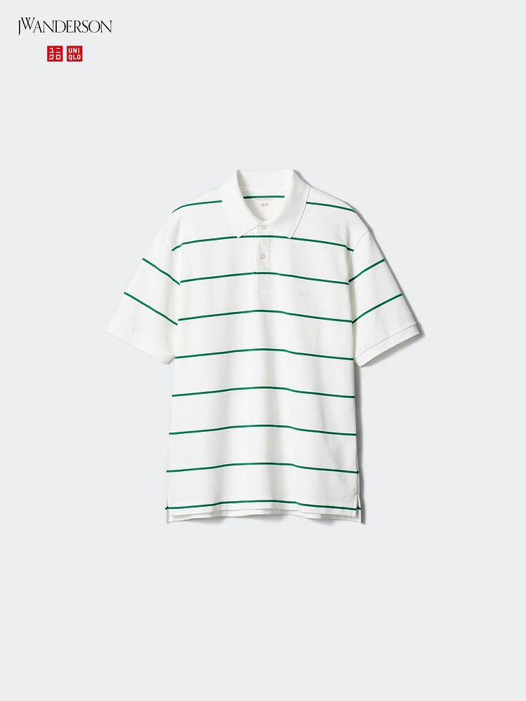DRY PIQUE STRIPED POLO SHIRT