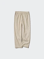 Cotton Relaxed Ankle Pants | Hickory Striped