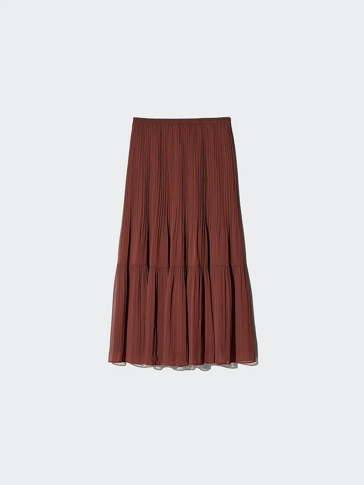 CHIFFON TIERED SKIRT