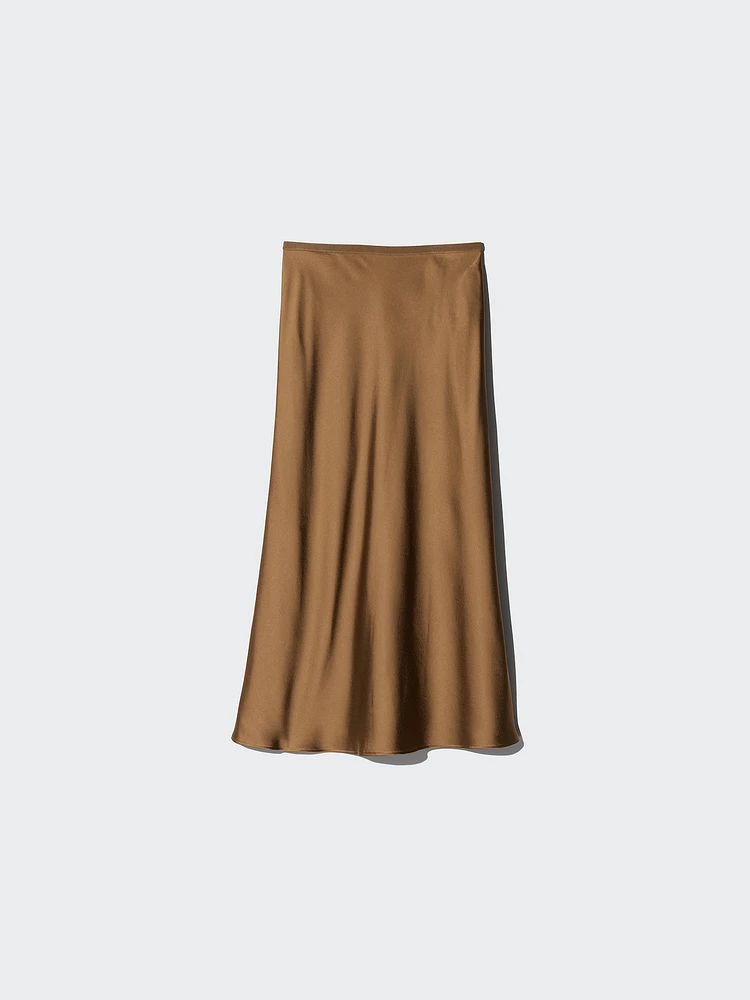 SATIN SKIRT