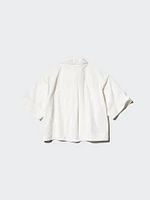 NYLON BOXY SHORT SHIRT HALF SLEEVE