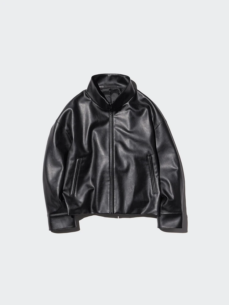 COATED OVERSIZED BLOUSON