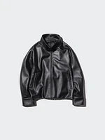 COATED OVERSIZED BLOUSON