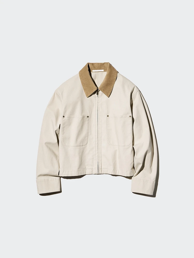 ZIP UP SHORT JACKET