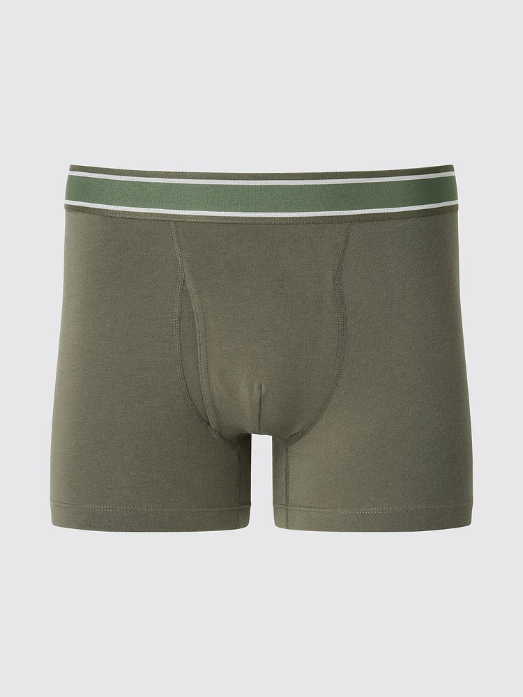 COTTON BOXER BRIEFS