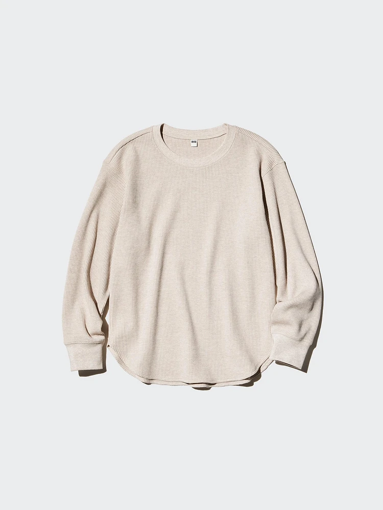 WAFFLE CREW NECK T-SHIRT