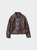 COATED SHORT JACKET