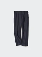 PLEATED WIDE PANTS | BRUSHED JERSEY