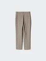 Smart Ankle Pants | Checked