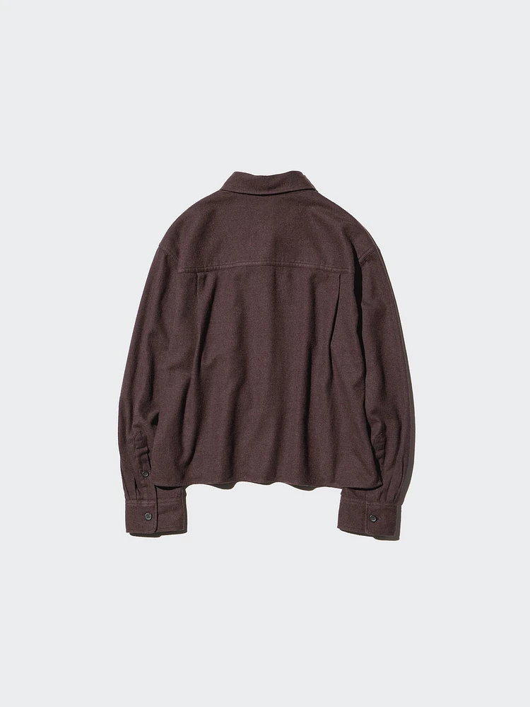 FLANNEL BOXY SHIRT