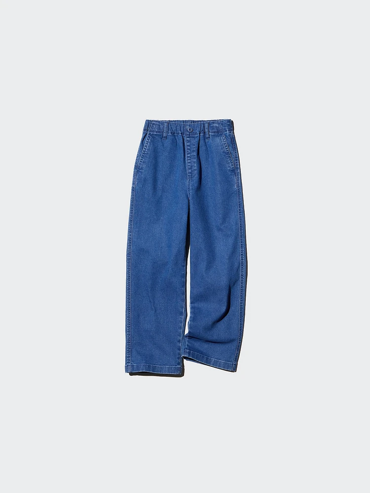 STRETCH EASY PANTS DENIM