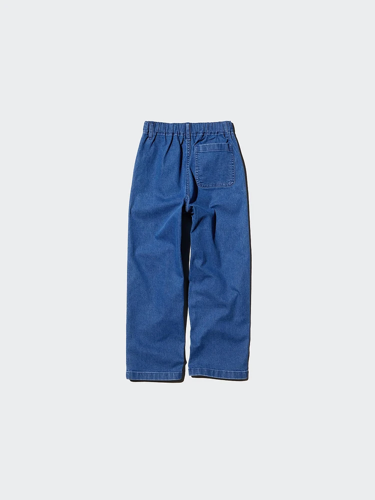STRETCH EASY PANTS DENIM