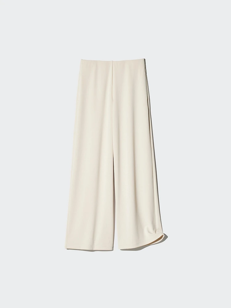 CREPE JERSEY STRAIGHT PANTS