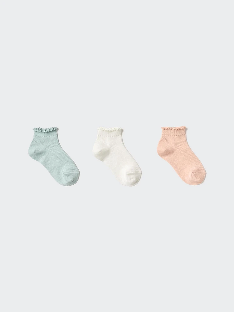 Frill Short Socks | 3 Pairs