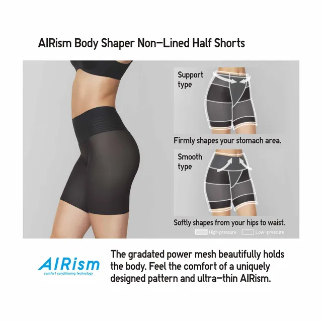 UNIQLO Body Shaper Non-Lined Half Shorts