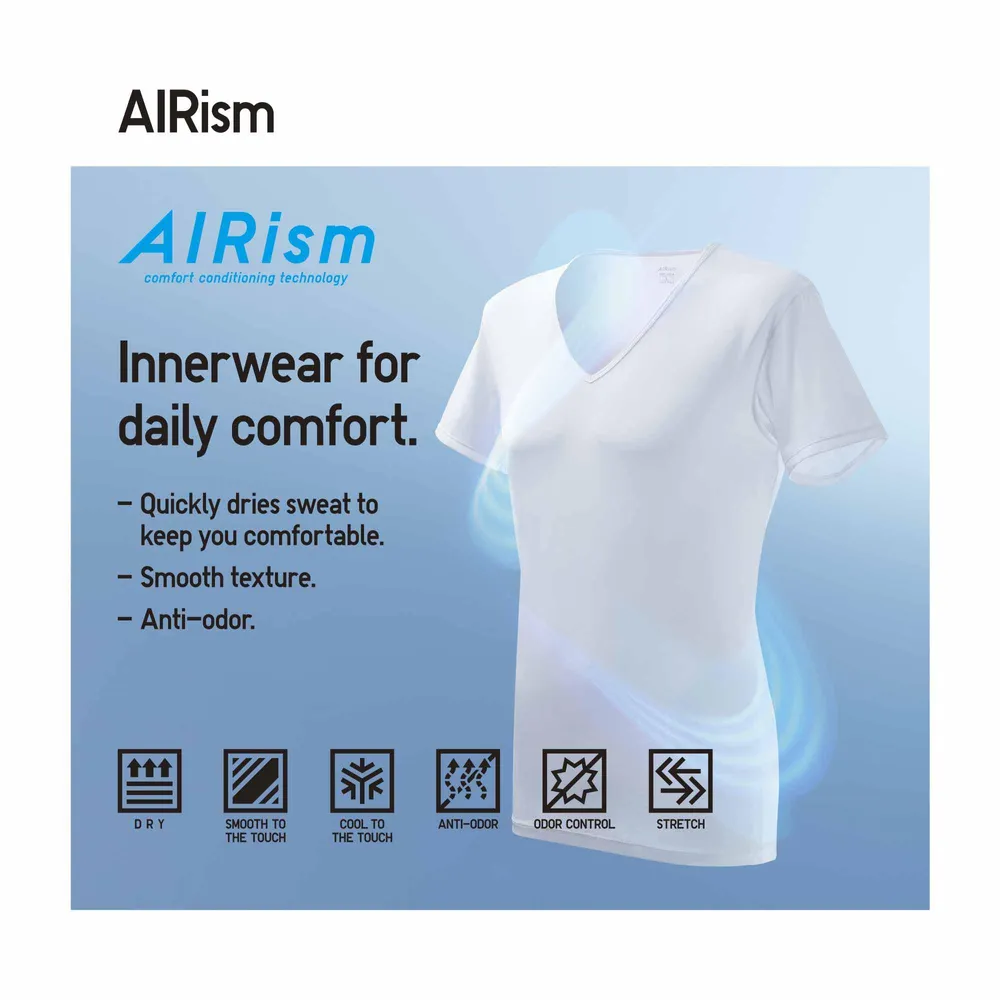 uniqlo airism inner, Women's Fashion, Tops, Shirts on Carousell