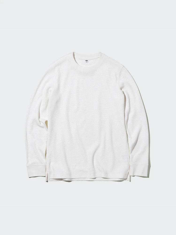 WAFFLE CREW NECK T-SHIRT