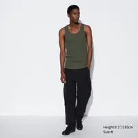 DRY COLOUR RIBBED TANK TOP