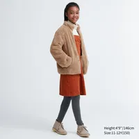 FLUFFY YARN FLEECE FULL-ZIP JACKET