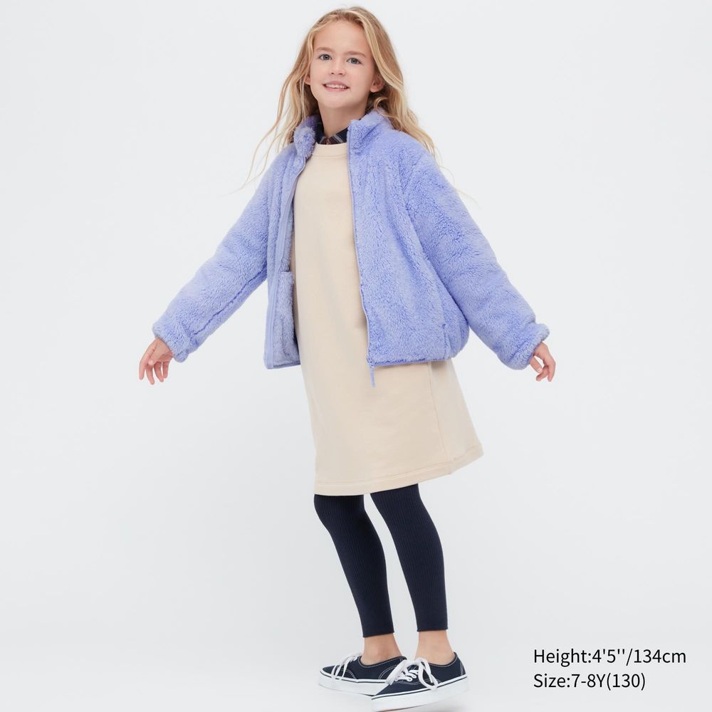 FLUFFY YARN FLEECE FULL-ZIP JACKET