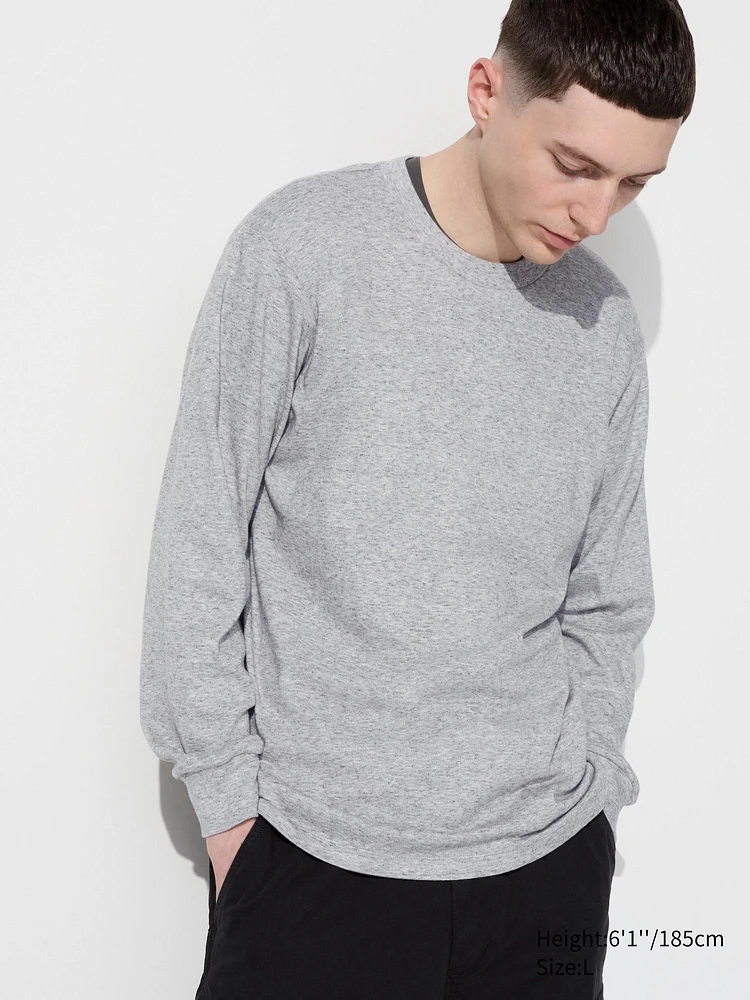 SOFT BRUSHED CREW NECK T-SHIRT