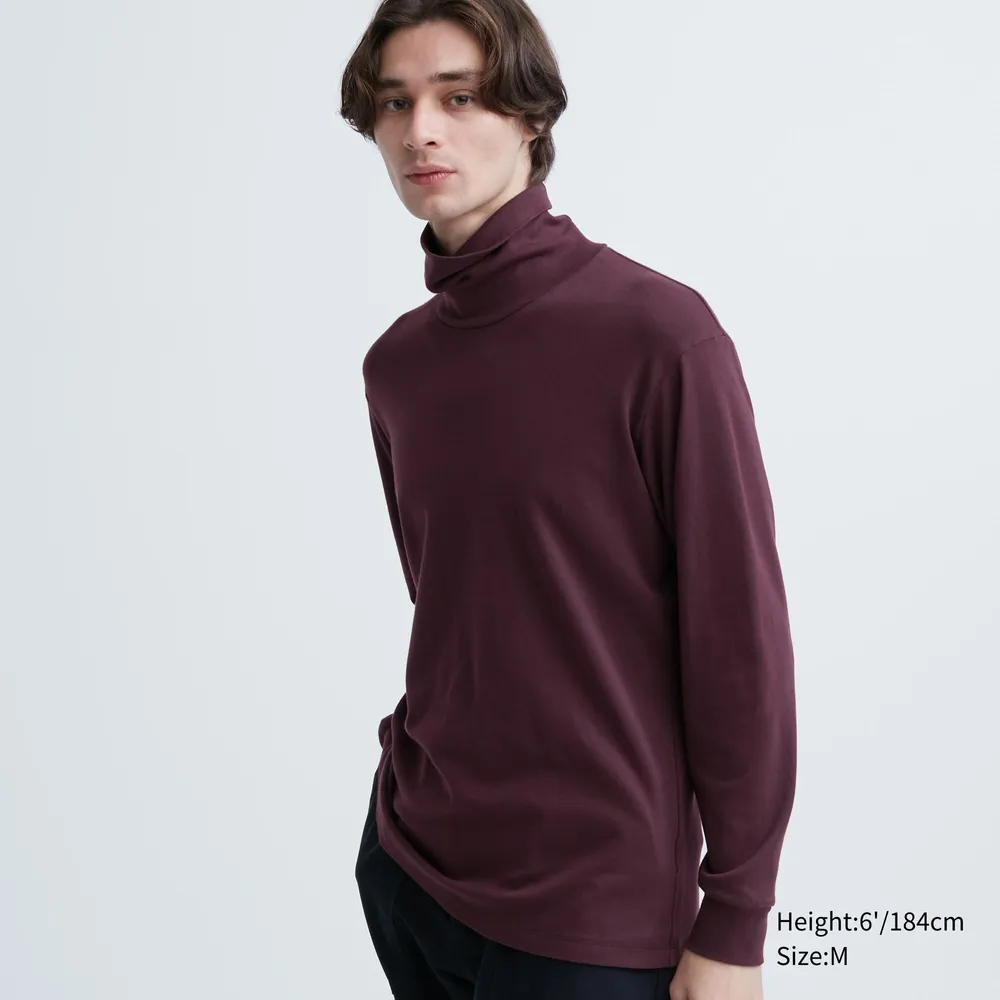 UNIQLO SOFT BRUSHED TURTLENECK T-SHIRT