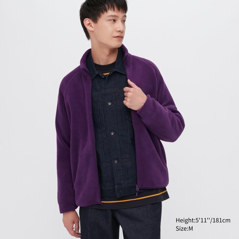 uniqlo purple fleece