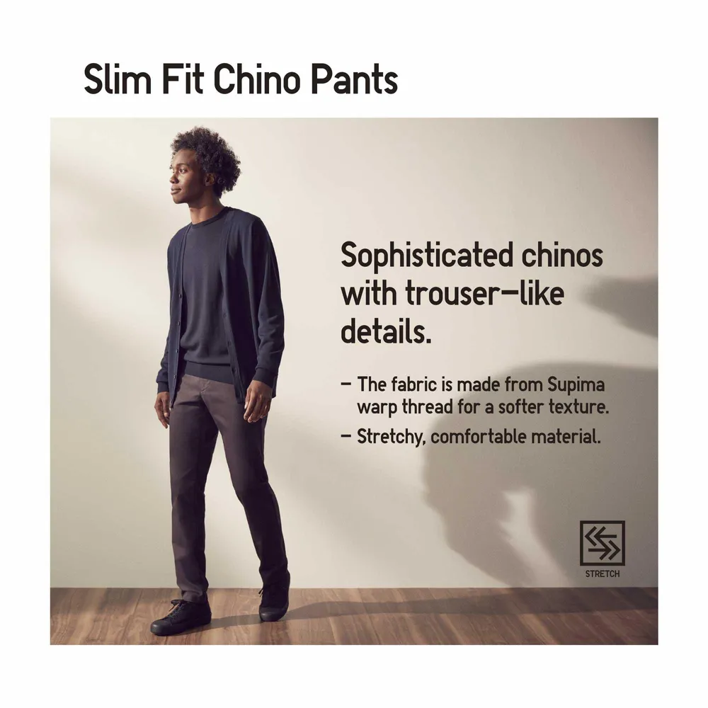 SLIM FIT CHINO PANTS