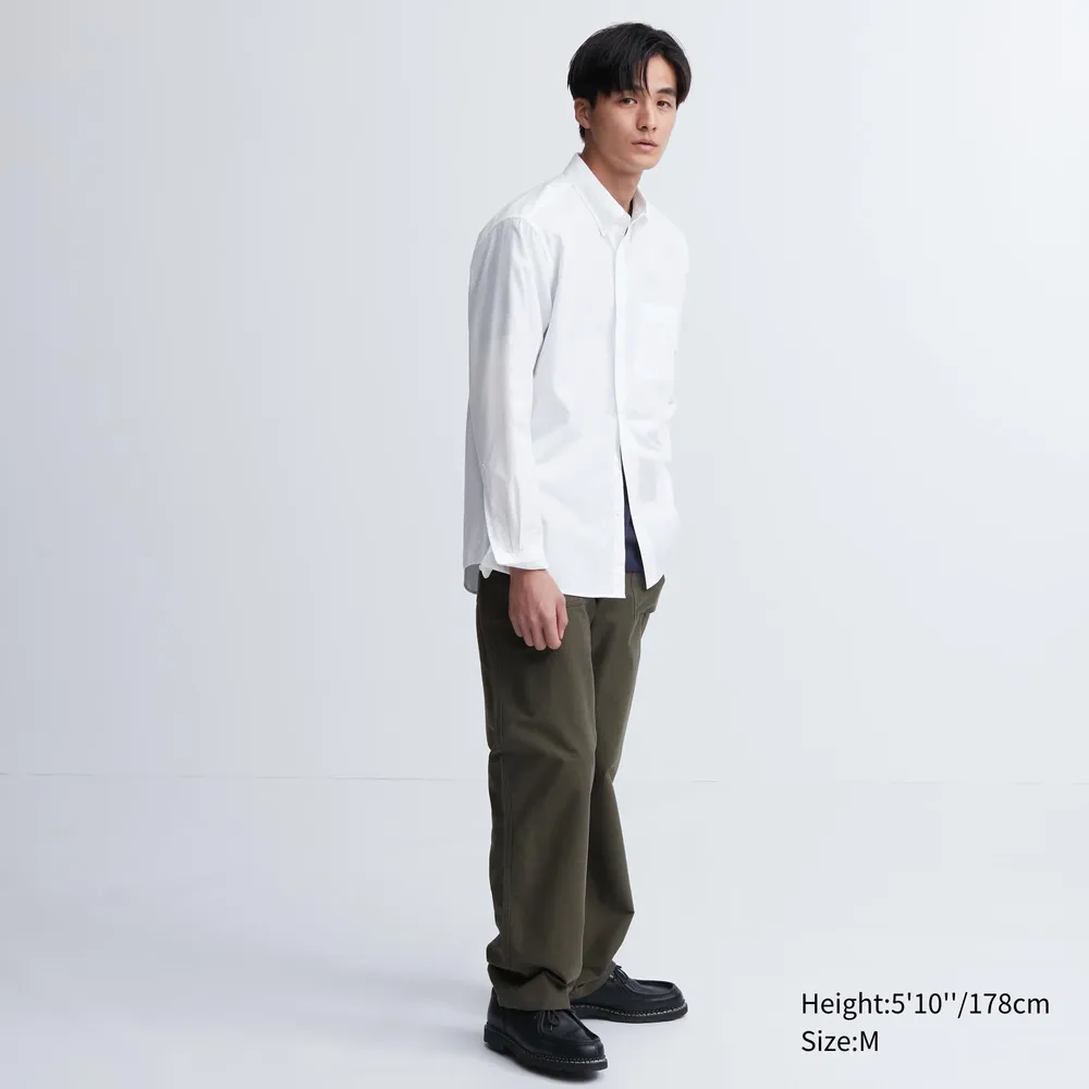 EXTRA FINE COTTON BROADCLOTH SHIRT (BUTTONED DOWN COLLAR)