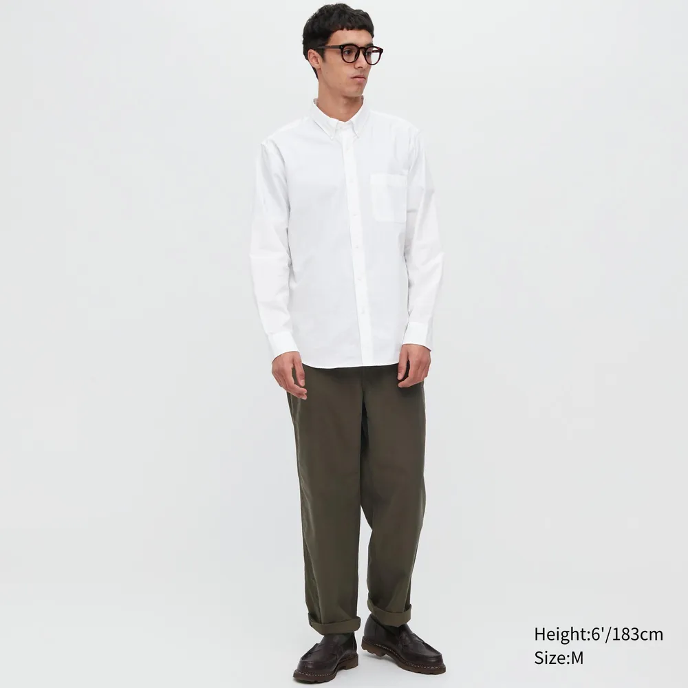 EXTRA FINE COTTON BROADCLOTH SHIRT (BUTTONED DOWN COLLAR)