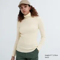 MERINO RIBBED TURTLENECK SWEATER