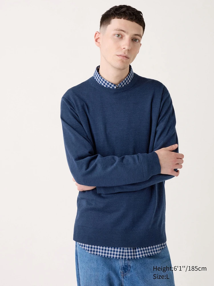 MERINO CREW NECK SWEATER