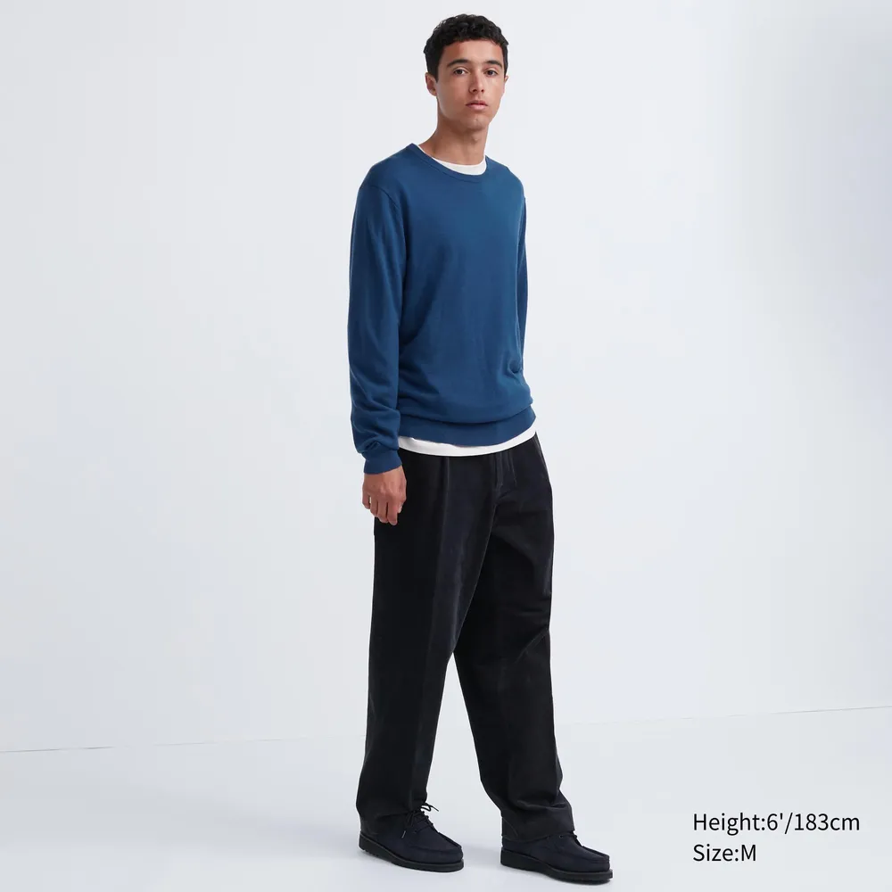 EXTRA FINE MERINO CREW NECK SWEATER