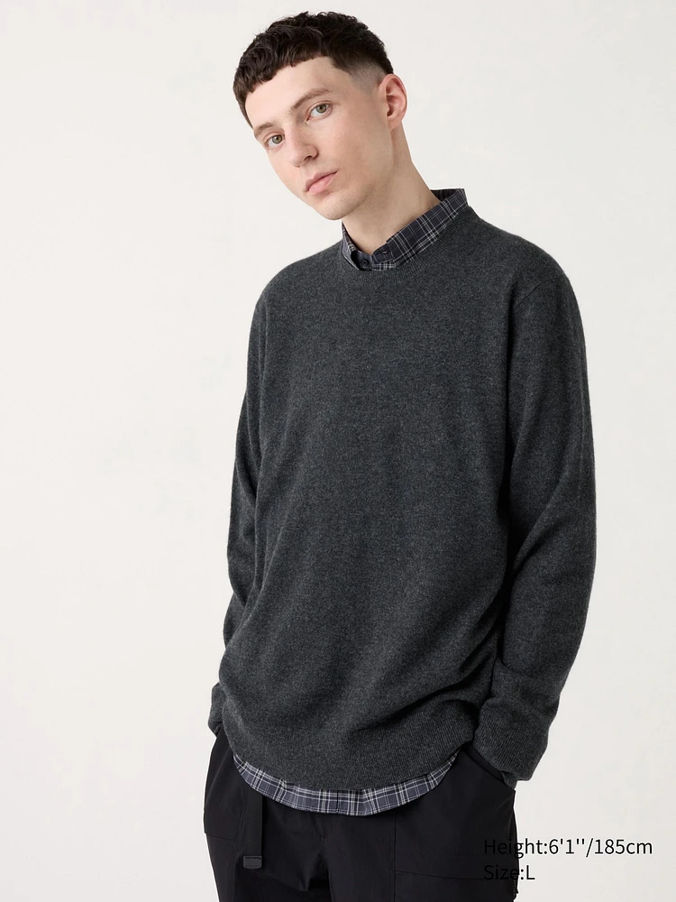 CASHMERE CREW NECK SWEATER