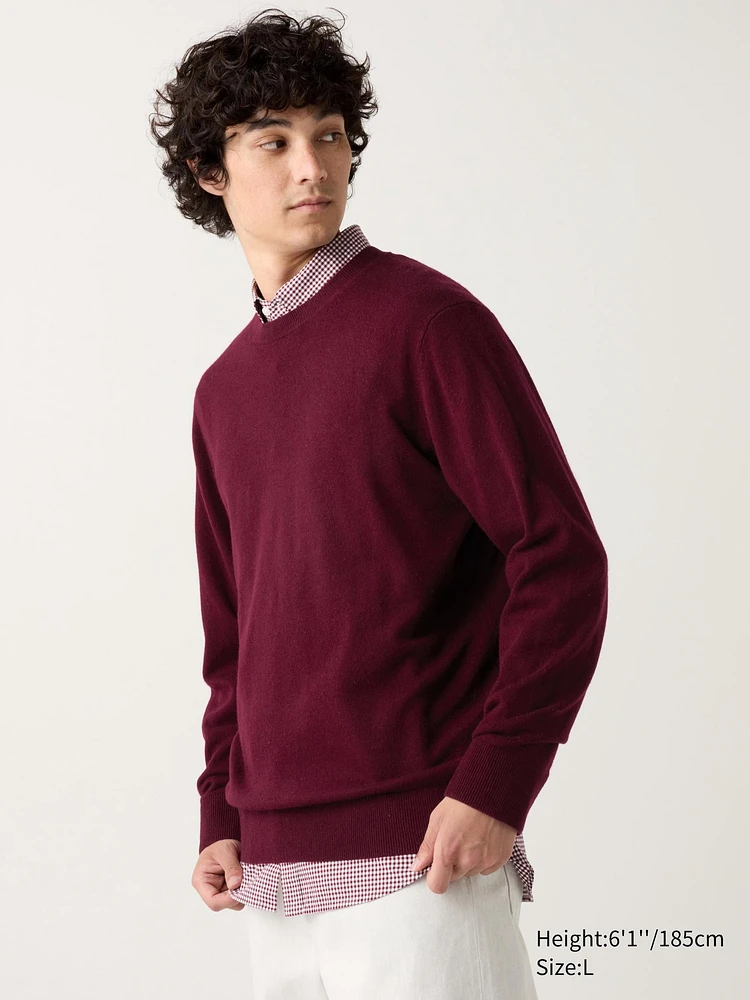 CASHMERE CREW NECK SWEATER