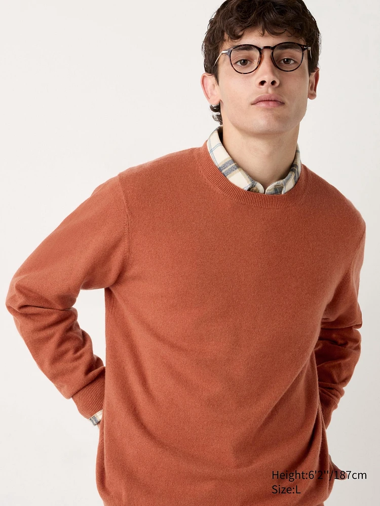 CASHMERE CREW NECK SWEATER