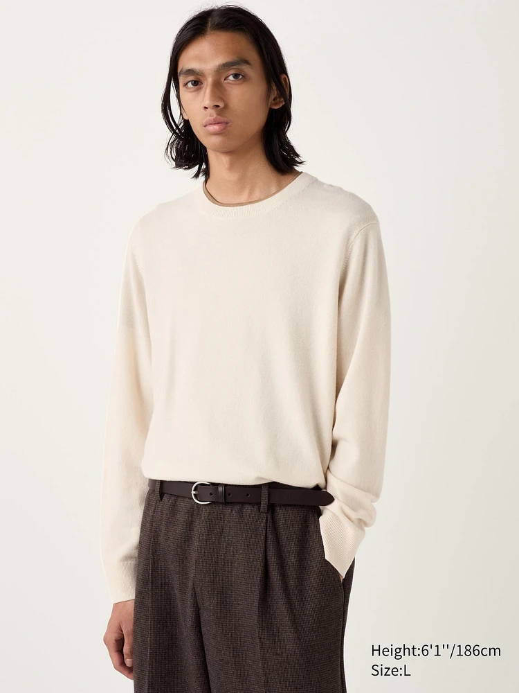 CASHMERE CREW NECK SWEATER