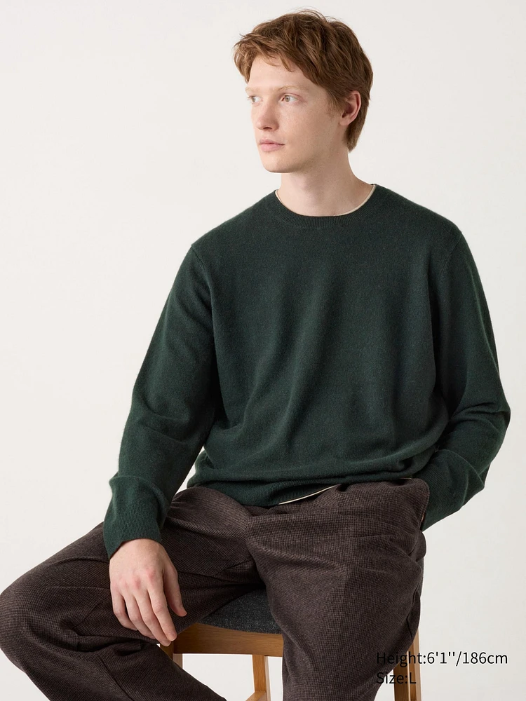 CASHMERE CREW NECK SWEATER
