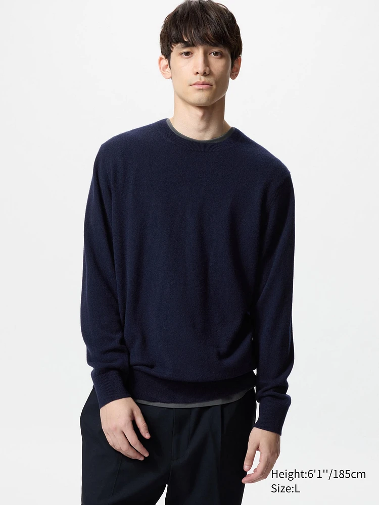 CASHMERE CREW NECK SWEATER