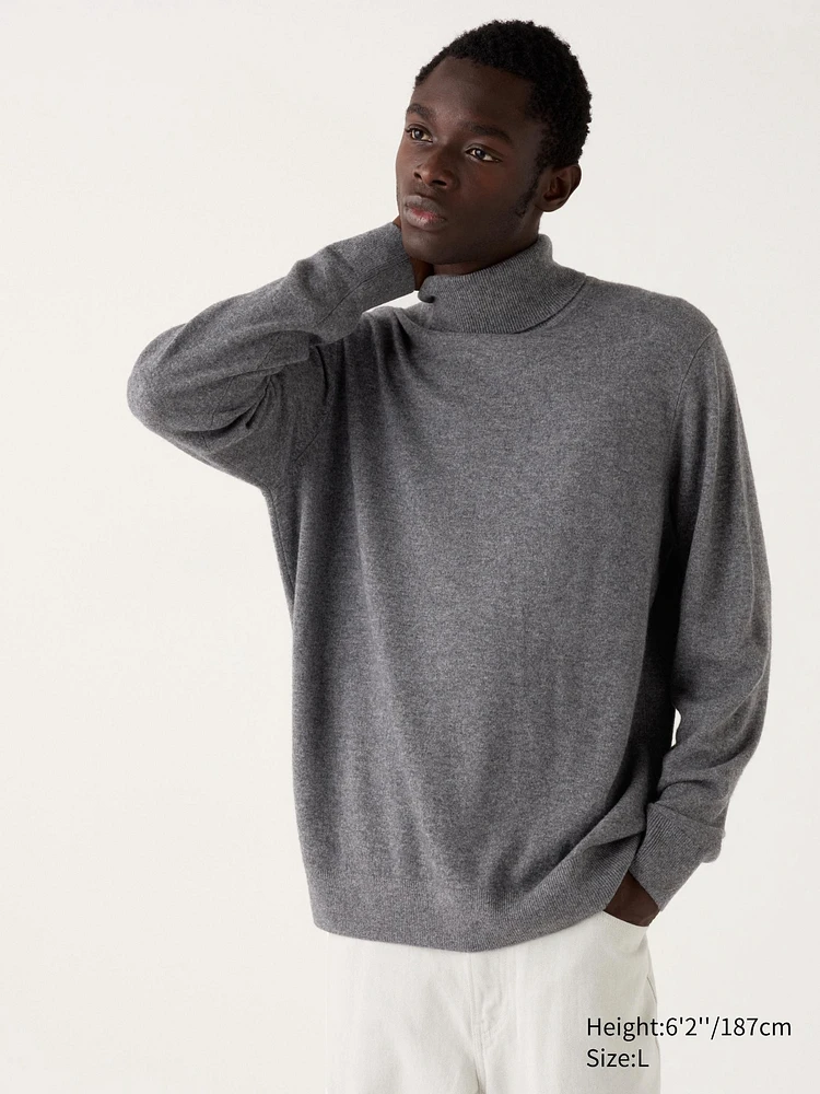 CASHMERE TURTLENECK SWEATER